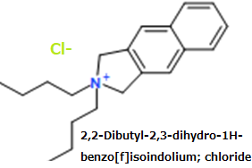 CAS#2,2-Dibutyl-2,3-dihydro-1H-benzo[f]isoindolium; chloride